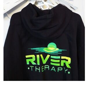 NEW River Therapy Black Hoodie Size XL